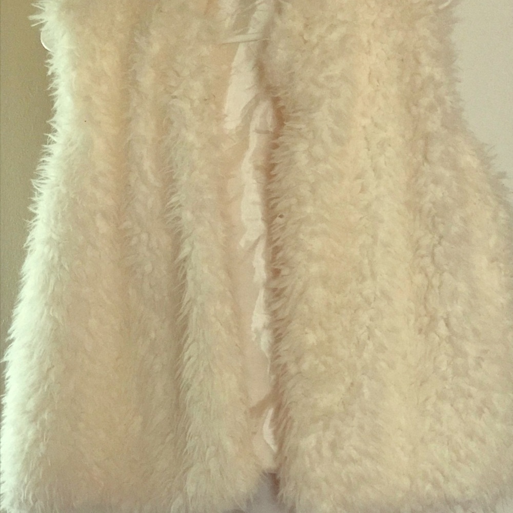 Fur Vest with Matching Fur Boot Cover